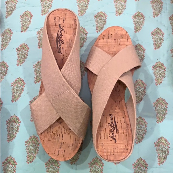 Iucky brand cork wedges - Picture 2 of 4